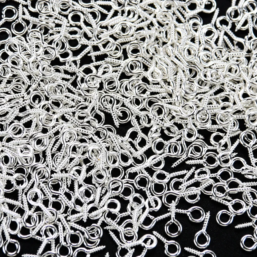 300Pcs Mini Screws Eye Pins Pearl Beads Pendant Threaded Loop Hooks Hoop Eyelets Clasp Finding Bracelet DIY Earring Craft Supply
300Pcs Mini Screws Eye Pins Pearl Beads Pendant Threaded Loop Hooks Hoop Eyelets Clasp Finding Bracelet DIY Earring Craft Supply