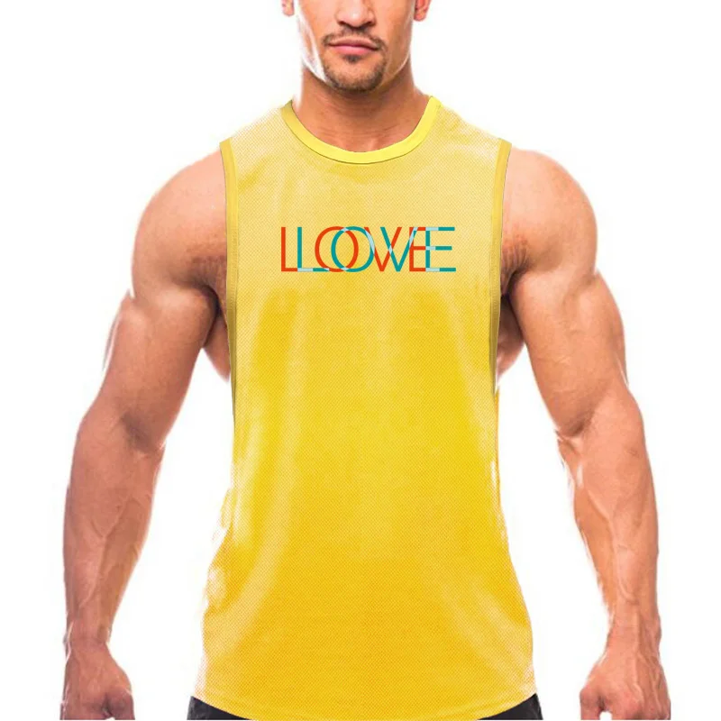 Men Bodybuilding Fitness Quickly-dry Mesh Summer Fashion Casual Breathable O-neck Printed Workout Cool Vest
Men Bodybuilding Fitness Quickly-dry Mesh Summer Fashion Casual Breathable O-neck Printed Workout Cool Vest