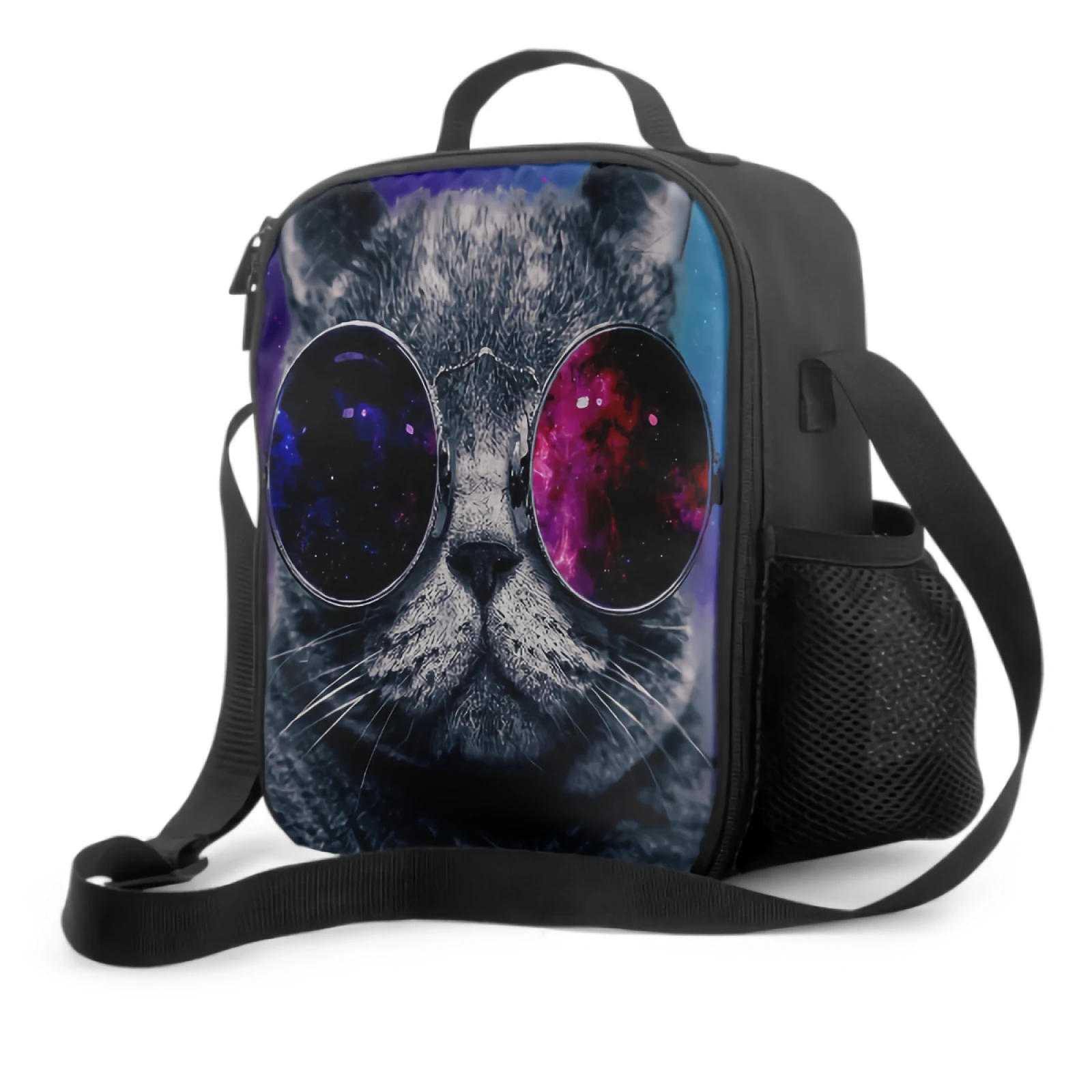3D Colorful Cat In The Galaxy Nebula Sky Insulated Lunch Box for Kids Cooler Bag Thermal Lunch Container for Work School Travel
3D Colorful Cat In The Galaxy Nebula Sky Insulated Lunch Box for Kids Cooler Bag Thermal Lunch Container for Work School Travel