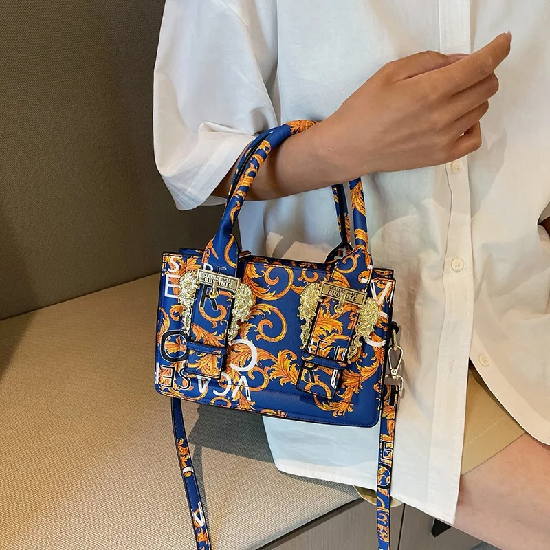 New European and American Bun Classic Colored Printing Buckle Decoration Shoulder Crossbody Bag Mini Versatile Small Square Bags
New European and American Bun Classic Colored Printing Buckle Decoration Shoulder Crossbody Bag Mini Versatile Small Square Bags