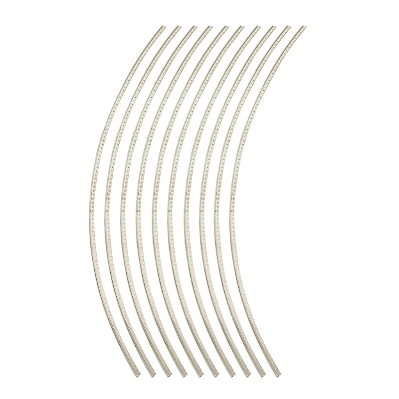 Guitar Fret Wire - Cupronickel Brass Gauge Medium,10 Units Guitar Fret Cables 094C
Guitar Fret Wire - Cupronickel Brass Gauge Medium,10 Units Guitar Fret Cables 094C