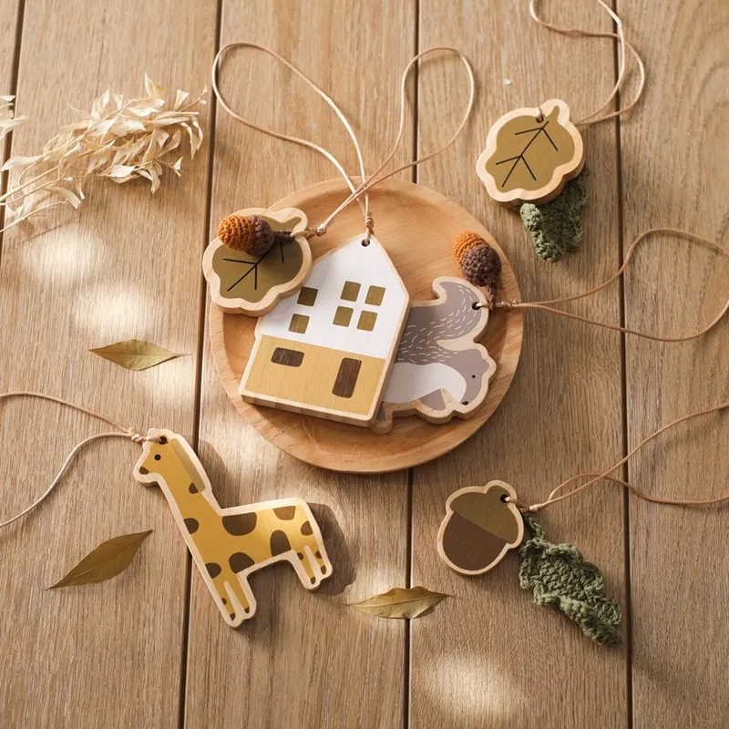 Wooden Baby Gym Pendant Toys - Sensory Mobile Set 14 Scba74f2a64b54367b738700db6a4710b9