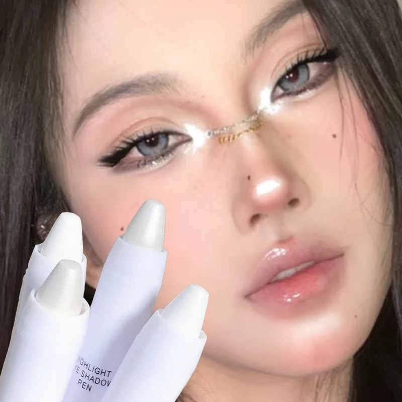 Pearlescent White Eyeshadow Highlighter Pencil Lasting Brightening Eyes Corner Waterproof Lying Silkworm Pen Shiny Eye Cosmetics
Pearlescent White Eyeshadow Highlighter Pencil Lasting Brightening Eyes Corner Waterproof Lying Silkworm Pen Shiny Eye Cosmetics