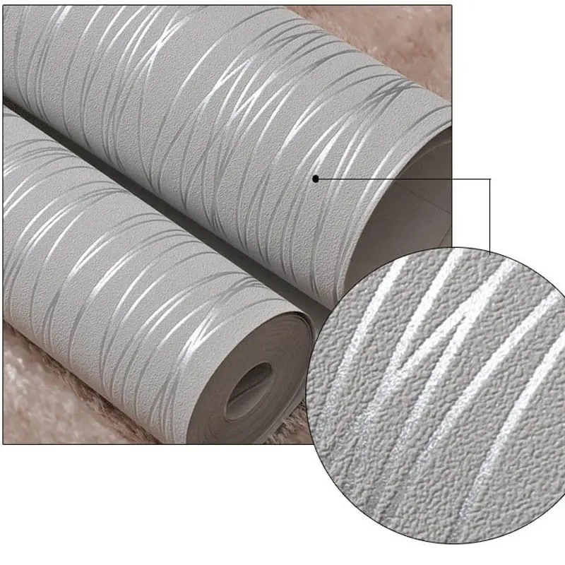 Wallpaper 3D Gray Wall Stickers Non-self-adhesive Vertical Stripes Wallpaper Home Decor Bedroom Wallpaper Roll
Wallpaper 3D Gray Wall Stickers Non-self-adhesive Vertical Stripes Wallpaper Home Decor Bedroom Wallpaper Roll