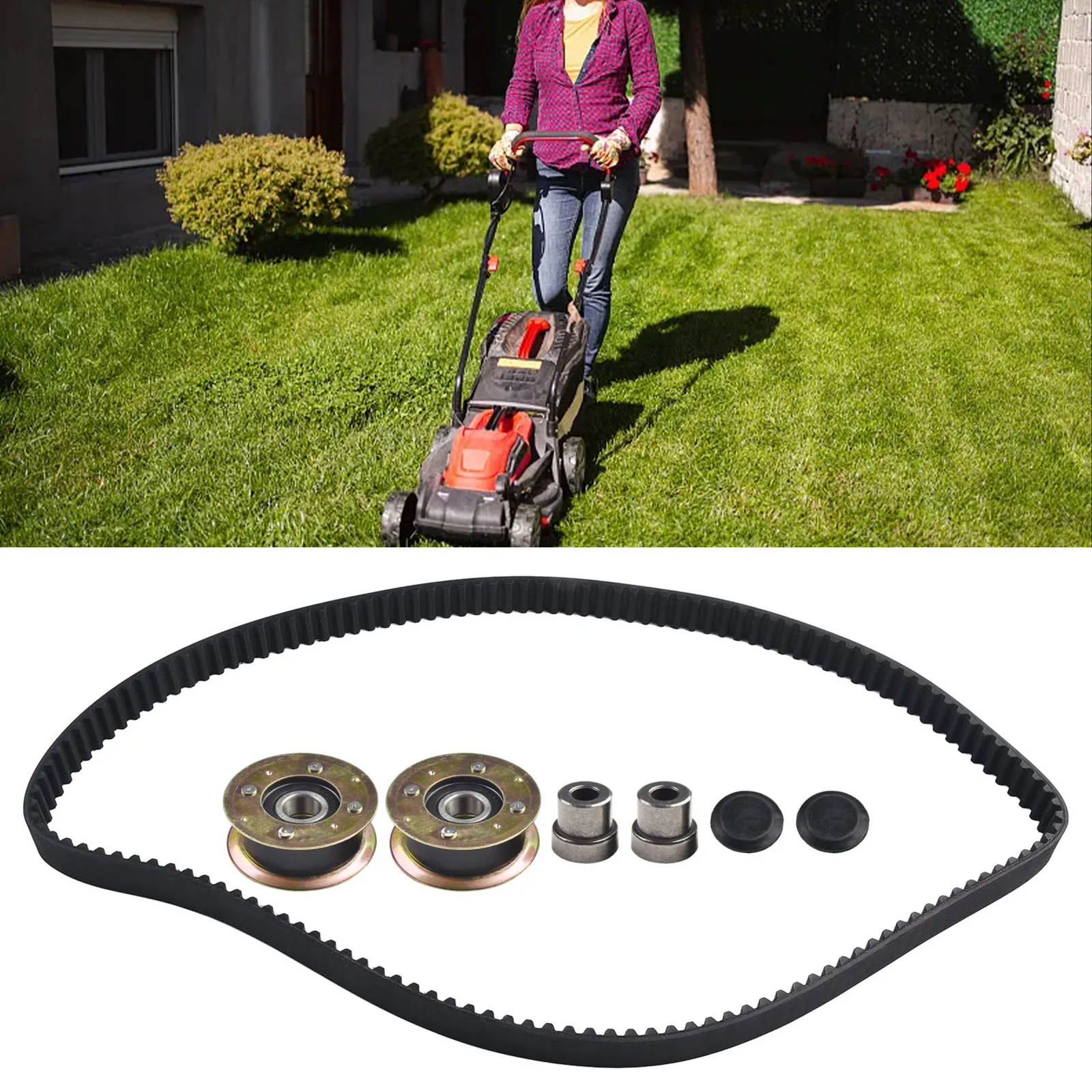 For Toro TimeMaster & TurfMaster Compatible 131 4509 125 2532 Mower Idler Pulley & 120 3335 Belt Kit For 30 Lawn Mowers
For Toro TimeMaster & TurfMaster Compatible 131 4509 125 2532 Mower Idler Pulley & 120 3335 Belt Kit For 30 Lawn Mowers