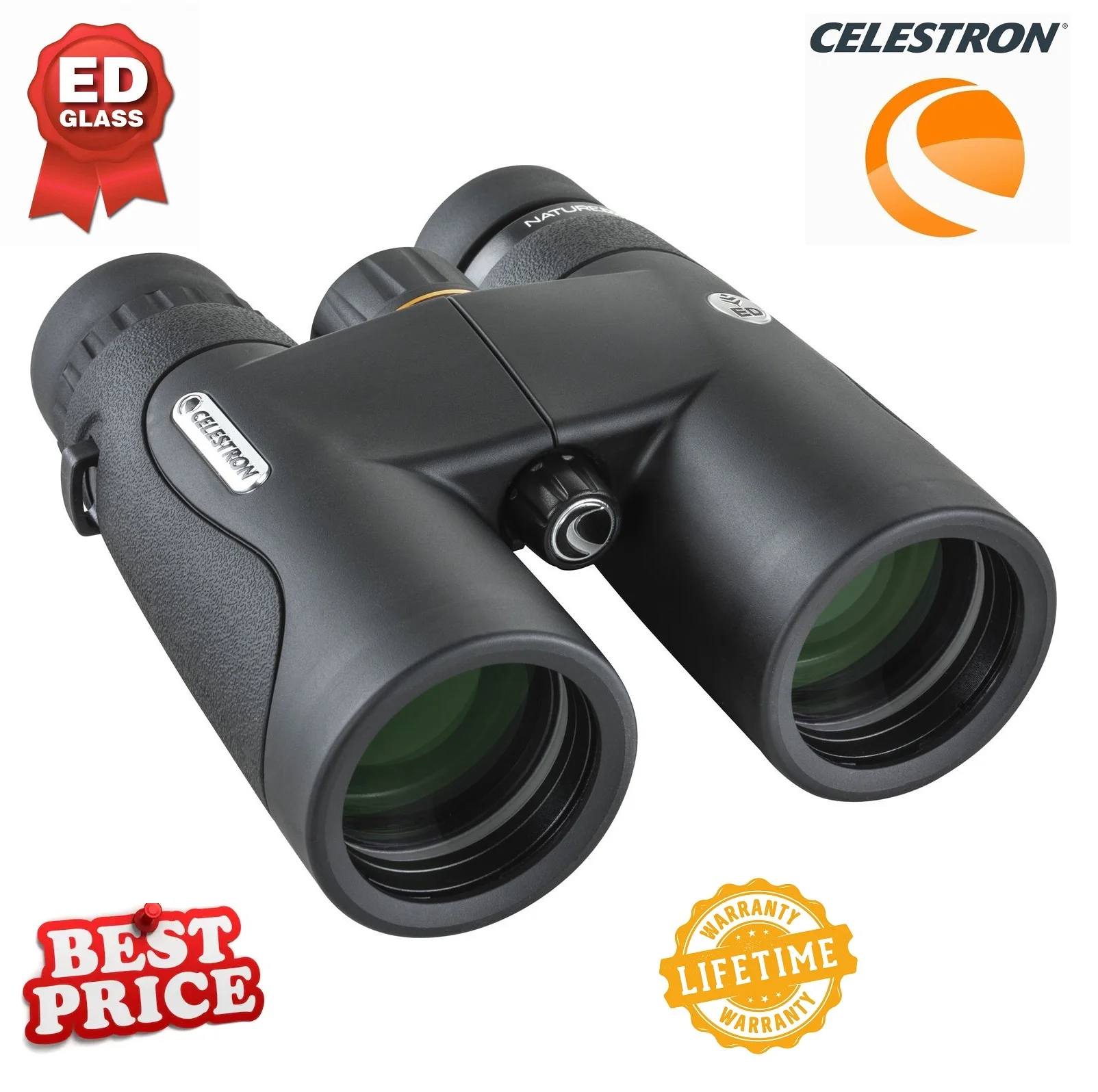 

Celestron 8x42 10x42 Nature DX ED Premium Astronomy Binoculars Fully Multi-coated Phase-Corrected BAK4 Roof Fog & Waterproof