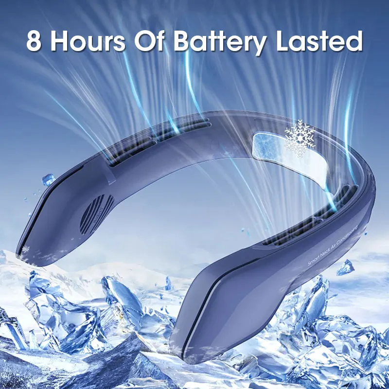 New Mini Portable Neck Fan 4000mAh Small Rechargeable Electric Usb Bladeless Fans Cooler With Data Display Leafless Neck Fan
New Mini Portable Neck Fan 4000mAh Small Rechargeable Electric Usb Bladeless Fans Cooler With Data Display Leafless Neck Fan
