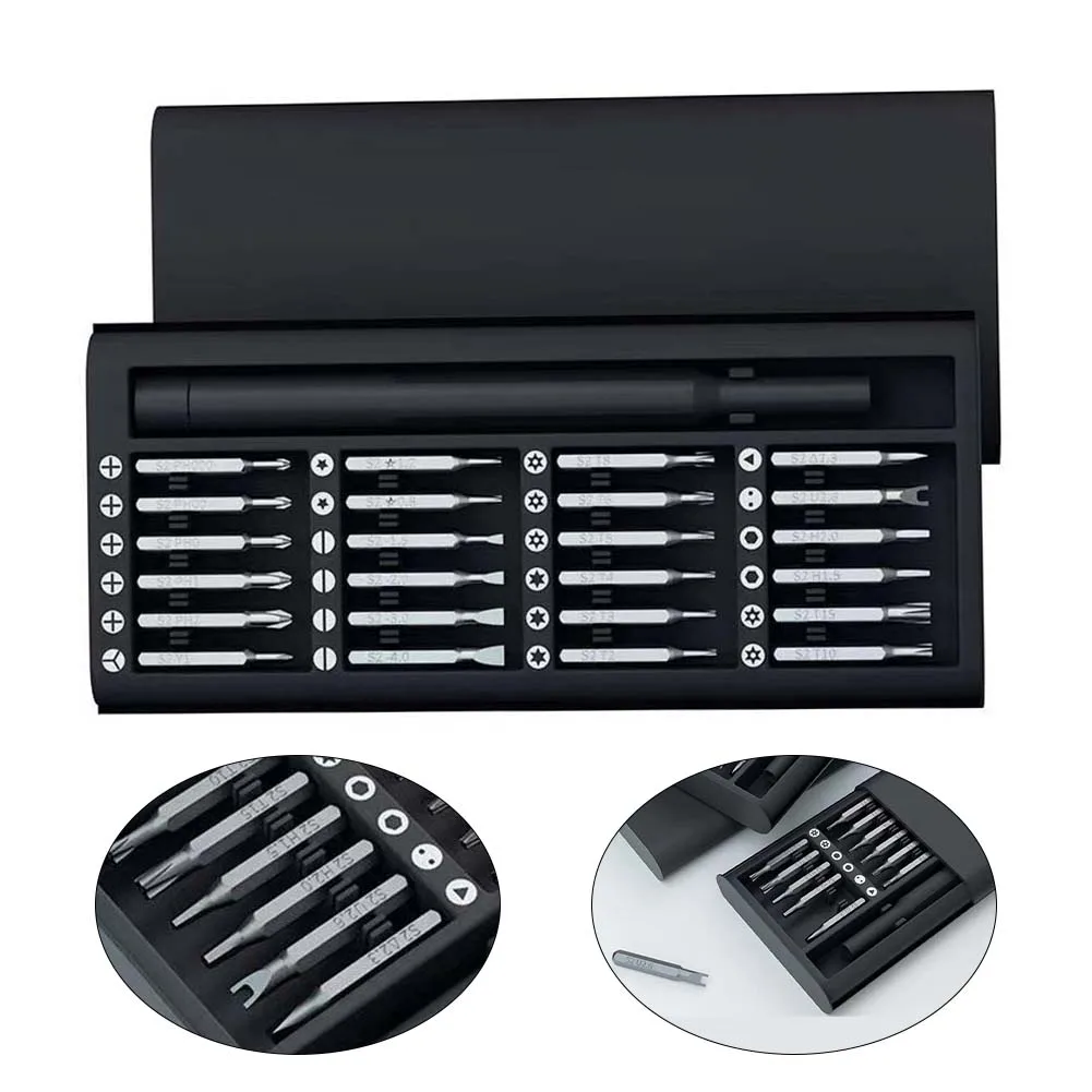25 In 1 Precision Screwdriver Set Magnetic Torx Hex Screwdriver Bits Screwdriver Handle Repair Tools Multifunctional Bit Tools
25 In 1 Precision Screwdriver Set Magnetic Torx Hex Screwdriver Bits Screwdriver Handle Repair Tools Multifunctional Bit Tools