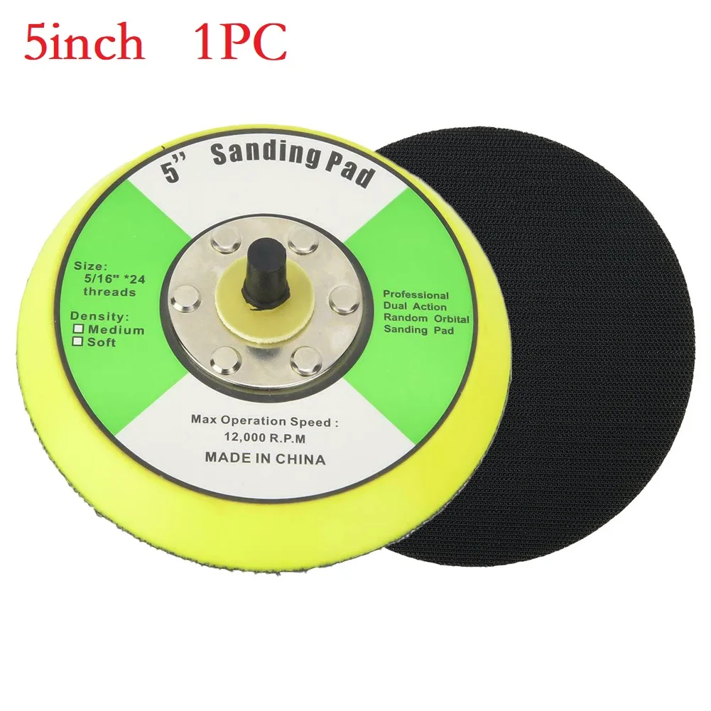 1PC 5inch 125mm Polishing Sanding Disc Backing Pads Hook Loop For Pneumatic Sander Air Sander DA Grinding Metal Furniture Tool
1PC 5inch 125mm Polishing Sanding Disc Backing Pads Hook Loop For Pneumatic Sander Air Sander DA Grinding Metal Furniture Tool