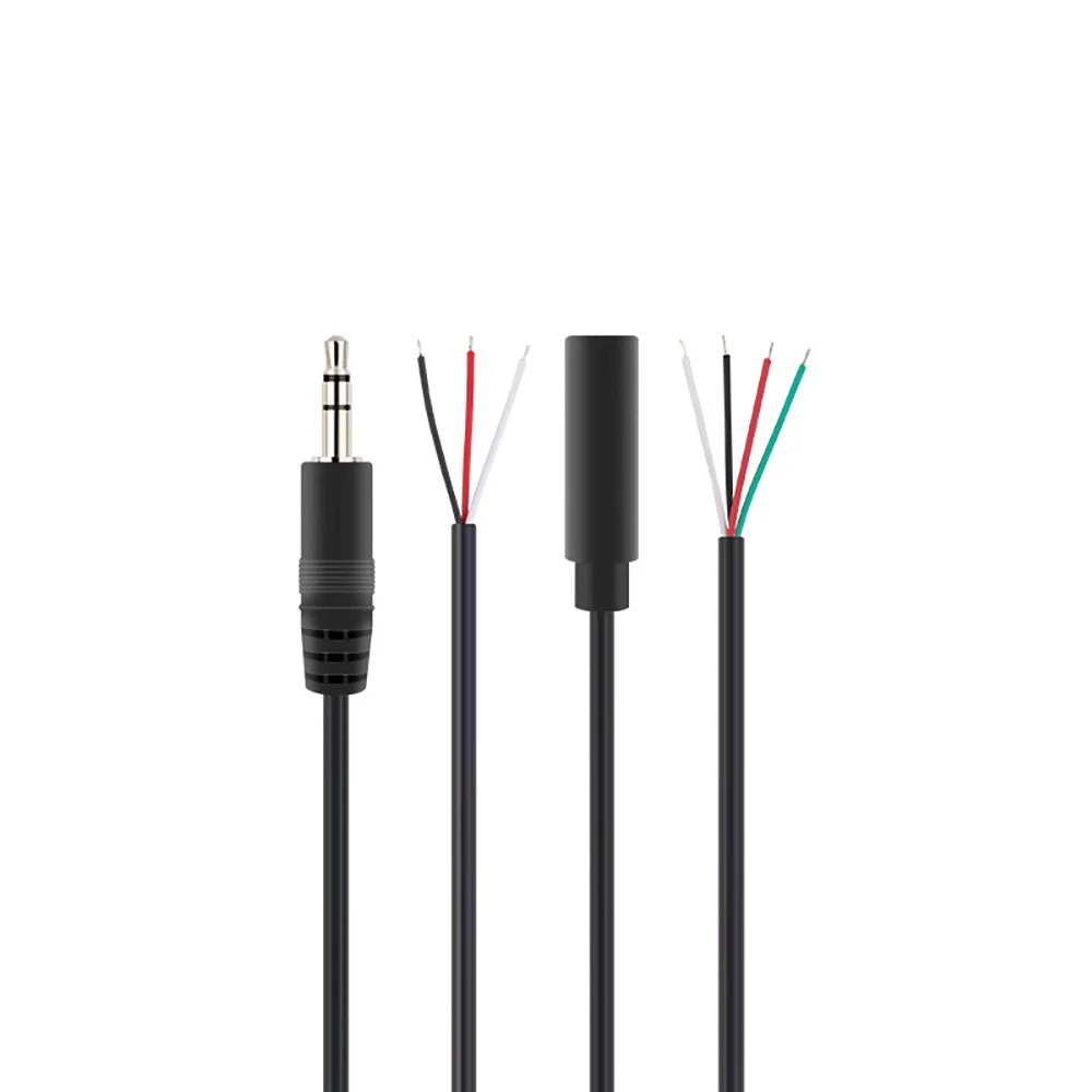 3.5MM 3/4 Pin Male Female Audio Extension Cable Aux connector Head Line 3.5mm mono Stereo 3 4 wires diy Audio 0.3M1M
3.5MM 3/4 Pin Male Female Audio Extension Cable Aux connector Head Line 3.5mm mono Stereo 3 4 wires diy Audio 0.3M1M