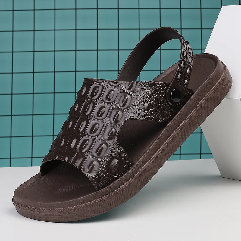 Сандалии мужские кожаные, Классическая мягкая обувь для прогулок и пляжа, римские сандалии, летние тапочки, 2022 
Сандалии мужские кожаные, Классическая мягкая обувь для прогулок и пляжа, римские сандалии, летние тапочки, 2022