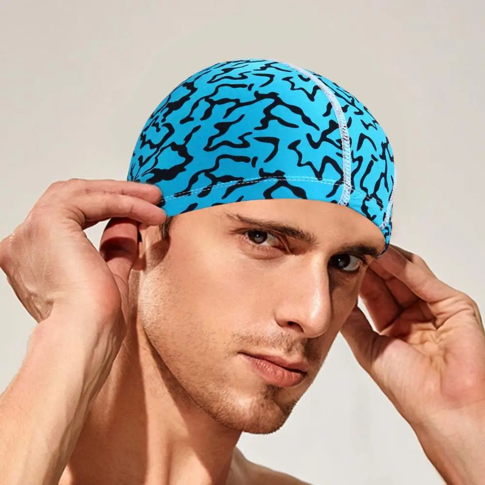 Swimming Hat Practical Waterproof Polyester Stretchy Swimming Sports Hat Beanie Caps for Men
Swimming Hat Practical Waterproof Polyester Stretchy Swimming Sports Hat Beanie Caps for Men