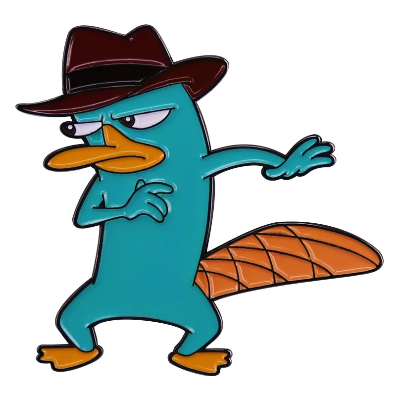 Мультяшная брошь Phineo and Перри the Platypus, булавки для одежды и шляпы, металлические аксессуары, подарки, булавки Grrrrr, значок на лацкан
Мультяшная брошь Phineo and Перри the Platypus, булавки для одежды и шляпы, металлические аксессуары, подарки, булавки Grrrrr, значок на лацкан