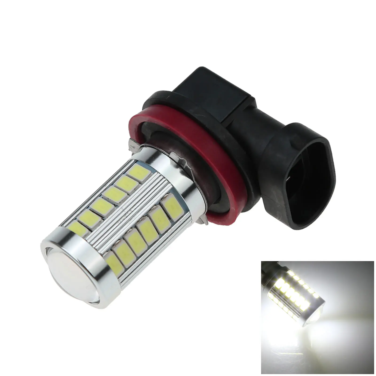 1x White AUTO H11 Head Lamp Turn Light 33 Emitters 5630 SMD LED PGJ19-5 H218-W 
1x White AUTO H11 Head Lamp Turn Light 33 Emitters 5630 SMD LED PGJ19-5 H218-W