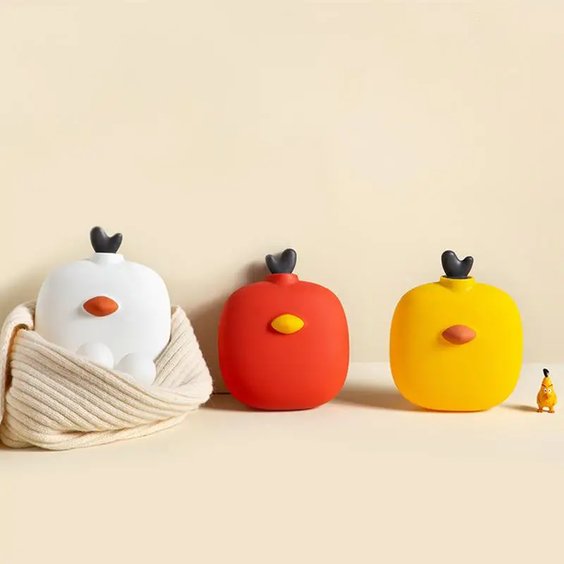 

Пищевой Силиконовый обогреватель для рук, Герметичная сумка для горячей воды, креативные милые аксессуары для моделирования птиц, защита от ожогов, зимний подарок