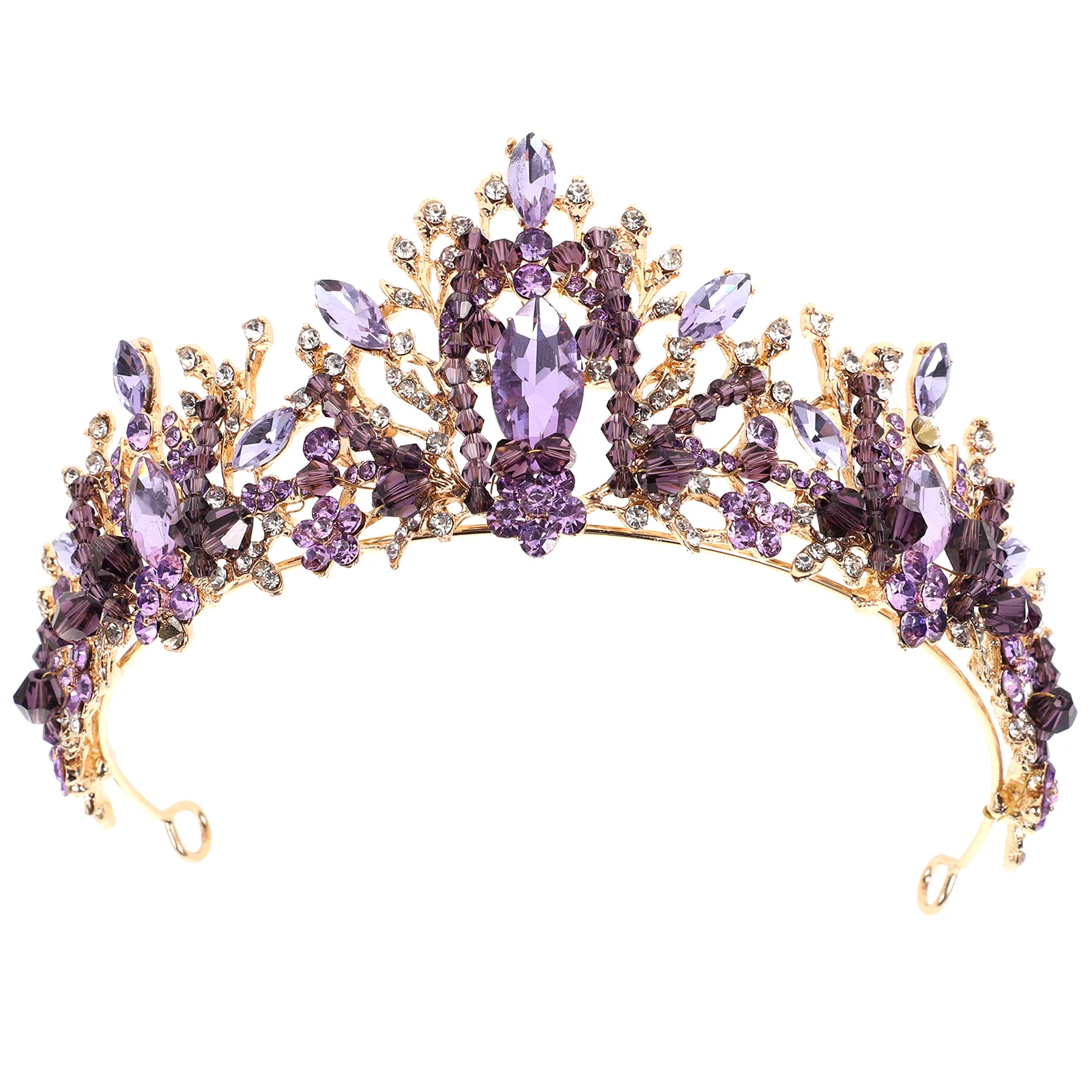 

1Pc Bridal Hair Decor Violet Crystal Style Wedding Accessory Hair Accessories for Women