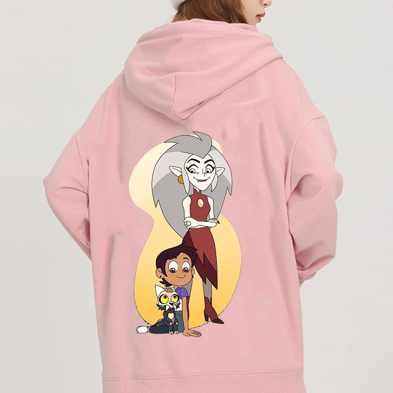 

Disney The Owl House Men Women Hoodies Casual Hip Hop Streetwear Long Sleeves Sweatshirts Boys Girls Autumn Tops Coats