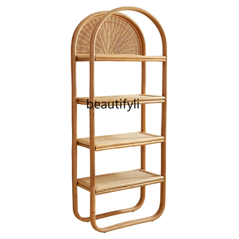 Japanese-Style Ins Rattan Floor-Standing Rack Living Room Display Stand Storage Storage Home Balcony Flower Stand
Japanese-Style Ins Rattan Floor-Standing Rack Living Room Display Stand Storage Storage Home Balcony Flower Stand