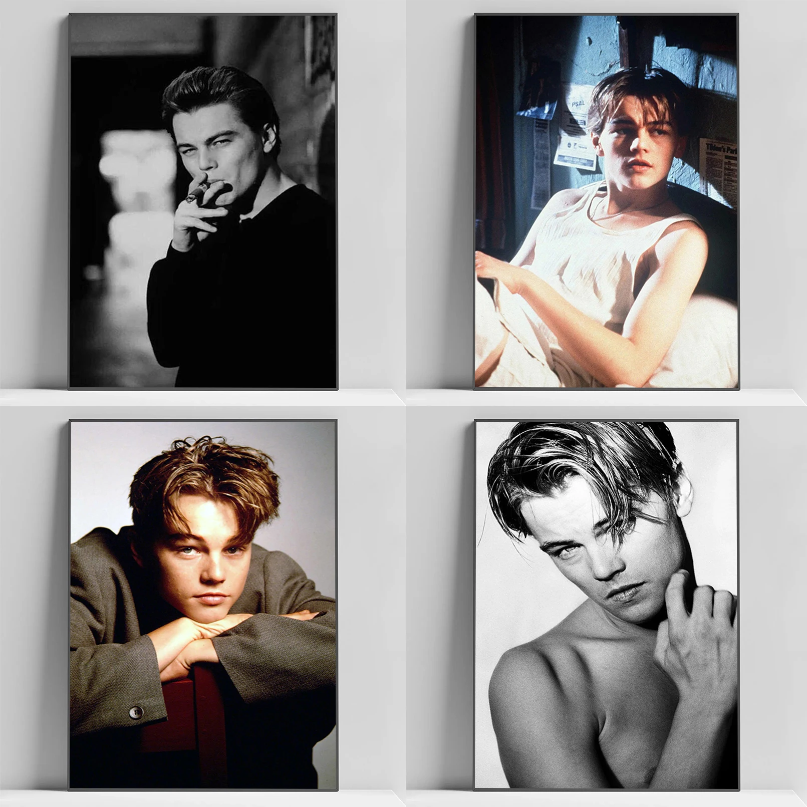 

Hot Movie Star Leonardo DiCaprio Poster Home and Decoration Posters for Wall Decor Decorative Painting Canvas Room Art Paintings