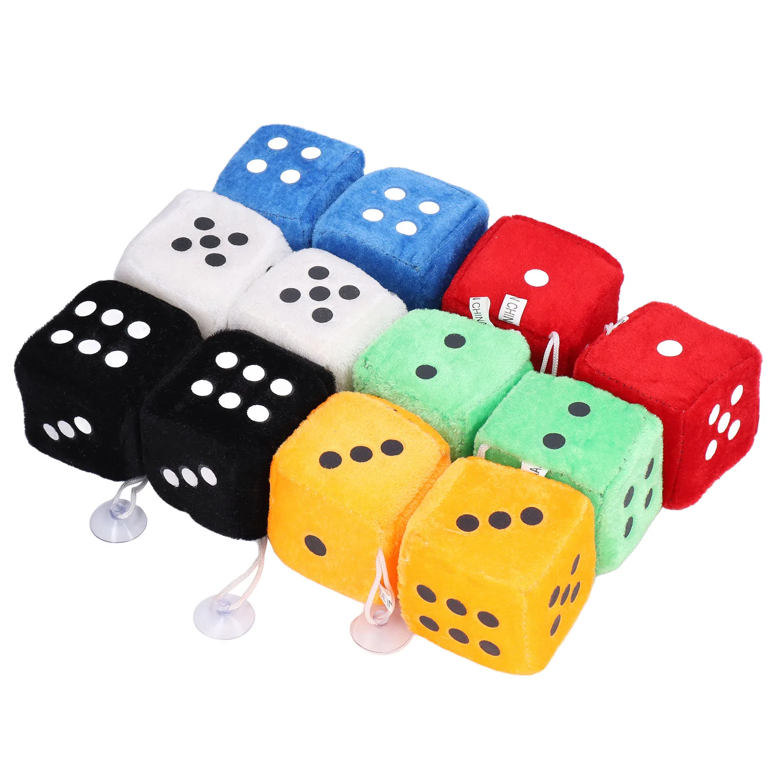 12pcs Fashionable Soft Hanging Dice Decorative Fuzzy Plush Dice Cute Bag Pendant Boy Girl Birthday Gift Toys Plush Keychains
12pcs Fashionable Soft Hanging Dice Decorative Fuzzy Plush Dice Cute Bag Pendant Boy Girl Birthday Gift Toys Plush Keychains