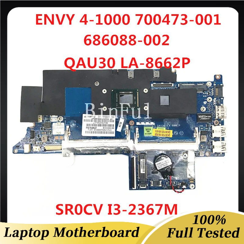 700473-001 700473-601 686088-002 686088-001 For Envy 4-1000 Laptop Motherboard QAU30 LA-8662P W/I3-2367M CPU HM77 100% Full Test
700473-001 700473-601 686088-002 686088-001 For Envy 4-1000 Laptop Motherboard QAU30 LA-8662P W/I3-2367M CPU HM77 100% Full Test