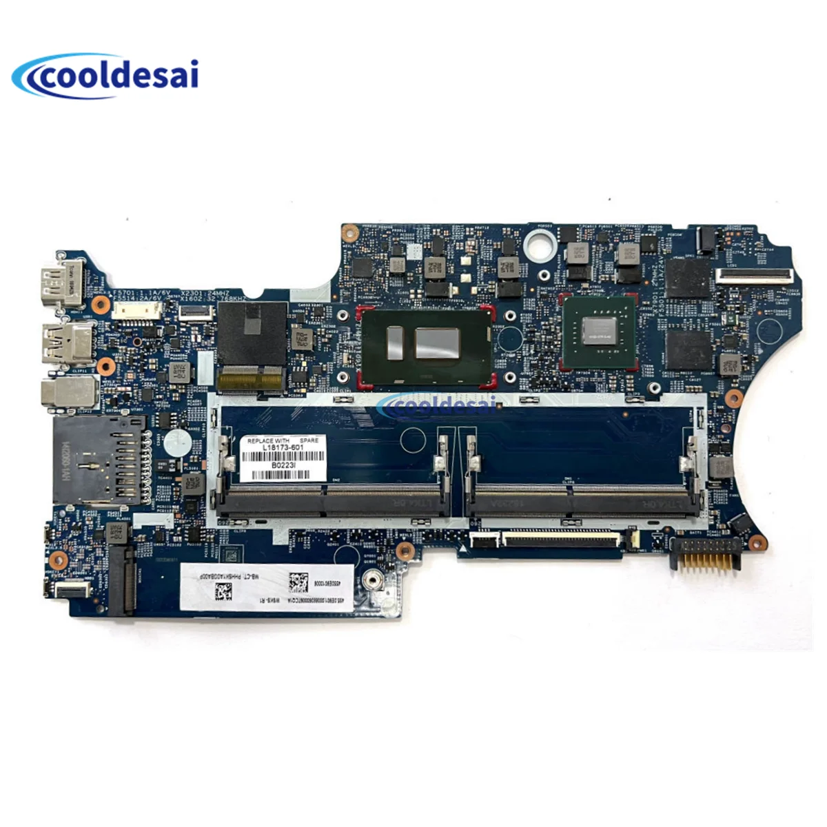 For HP Pavilion x360 Convertible 14-CD Laptop Motherboard L18173-601 L18157-601 L18159-601 17878-1B 448.0E906.001B
For HP Pavilion x360 Convertible 14-CD Laptop Motherboard L18173-601 L18157-601 L18159-601 17878-1B 448.0E906.001B
