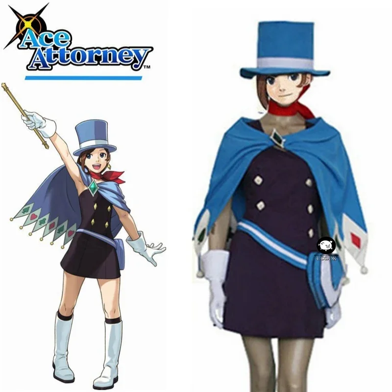 Game Ace Attorney Cosplay Phoenix Wright Gyakuten Saiban 4 Trucy Wright Cosplay Costume
Game Ace Attorney Cosplay Phoenix Wright Gyakuten Saiban 4 Trucy Wright Cosplay Costume