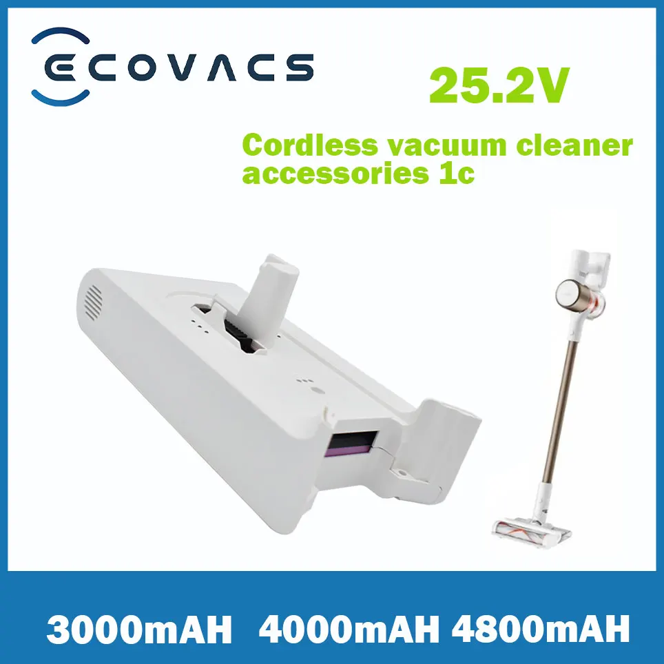 Ecovacs25.2V ручной беспроводной пылесос, аксессуар 1c SCWXCQ02ZHM, запасная батарея 3000/4000/4800 мАч
Ecovacs25.2V ручной беспроводной пылесос, аксессуар 1c SCWXCQ02ZHM, запасная батарея 3000/4000/4800 мАч