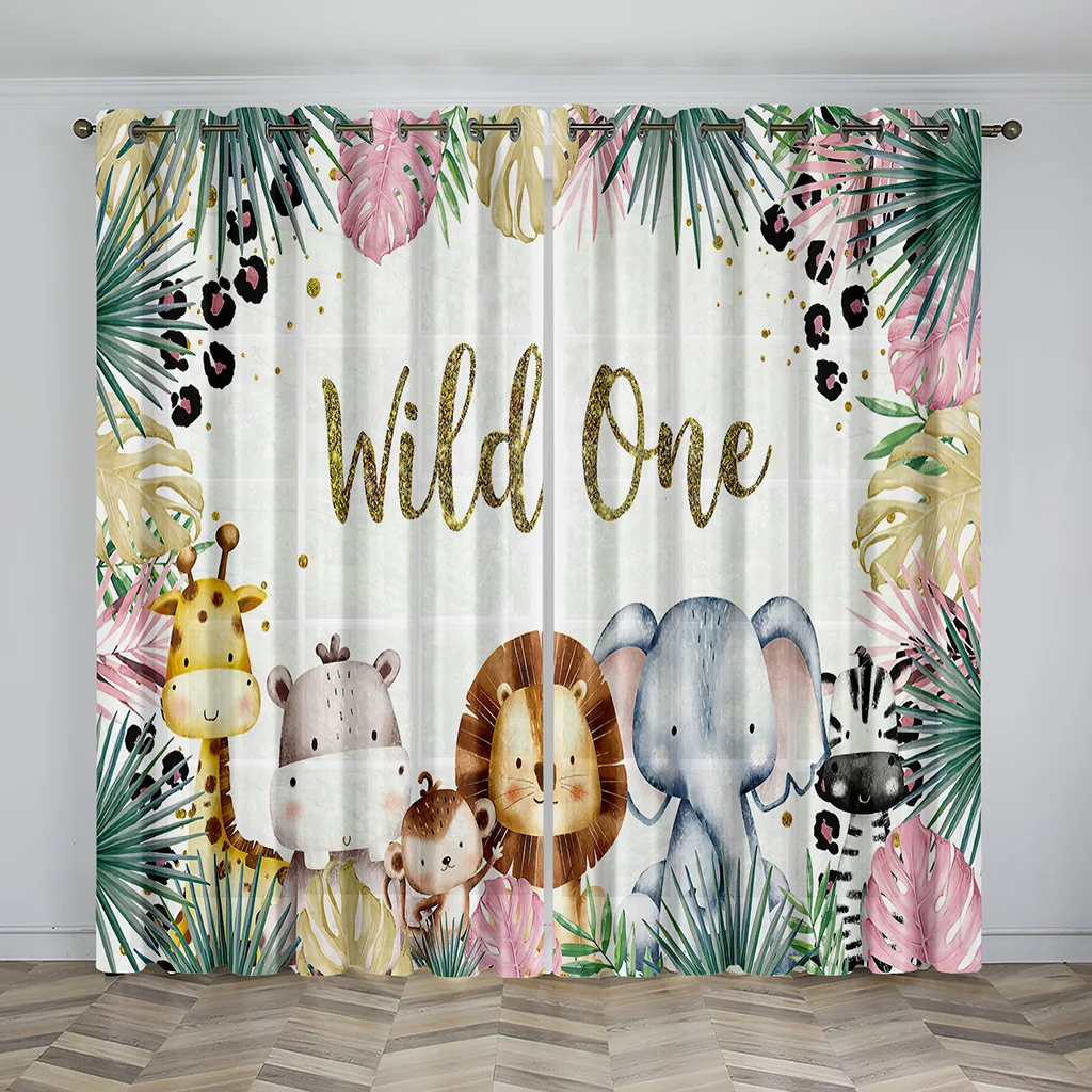 3D Cartoon Animal World Birthday Party Curtains Boy Girl Bedroom Decoration Living Room Home Curtain 2 Pieces Free Delivery
3D Cartoon Animal World Birthday Party Curtains Boy Girl Bedroom Decoration Living Room Home Curtain 2 Pieces Free Delivery