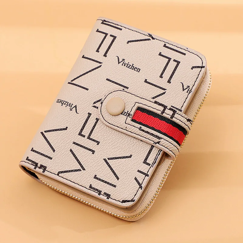 

Women Wallet Short Zipper Wallets Credit Card Holder Female Multi-card Coin Purse Lady Hasp Clutch Money Bag