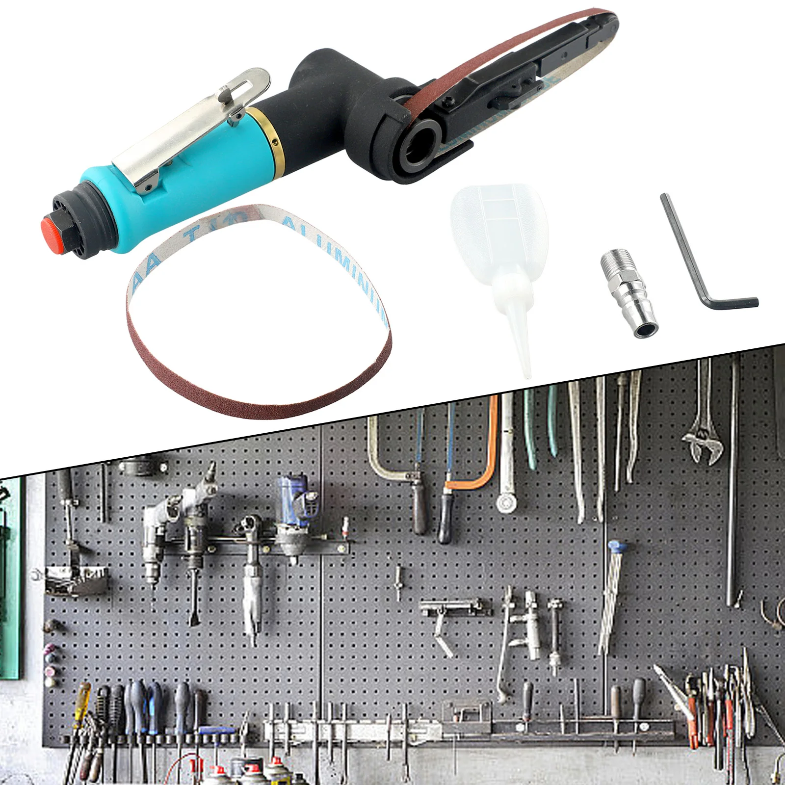 1 Pcs NT-2231 Air Belt Sander Sanding Belt 330*10mm W/ Adapter Pneumatic For Grinder Machine Polishing Tools Parts
1 Pcs NT-2231 Air Belt Sander Sanding Belt 330*10mm W/ Adapter Pneumatic For Grinder Machine Polishing Tools Parts