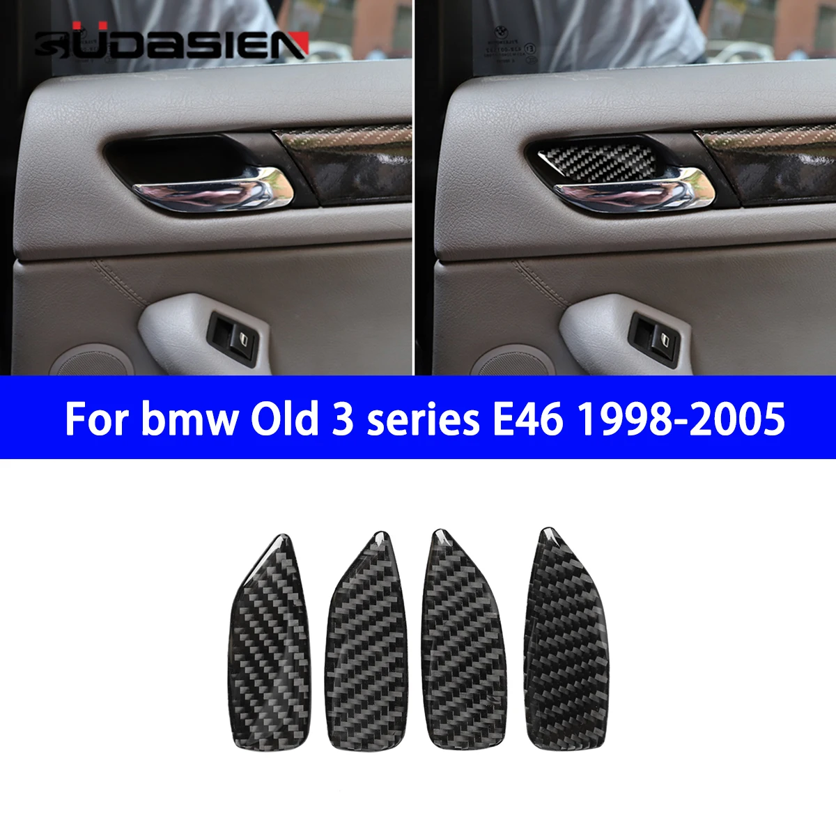 Suitable for BMW Old 3 Series E46 1998-2005 Car Door Inner Bowl Panel Decorative Sticker Carbon Fiber Interior Modification.
Suitable for BMW Old 3 Series E46 1998-2005 Car Door Inner Bowl Panel Decorative Sticker Carbon Fiber Interior Modification.