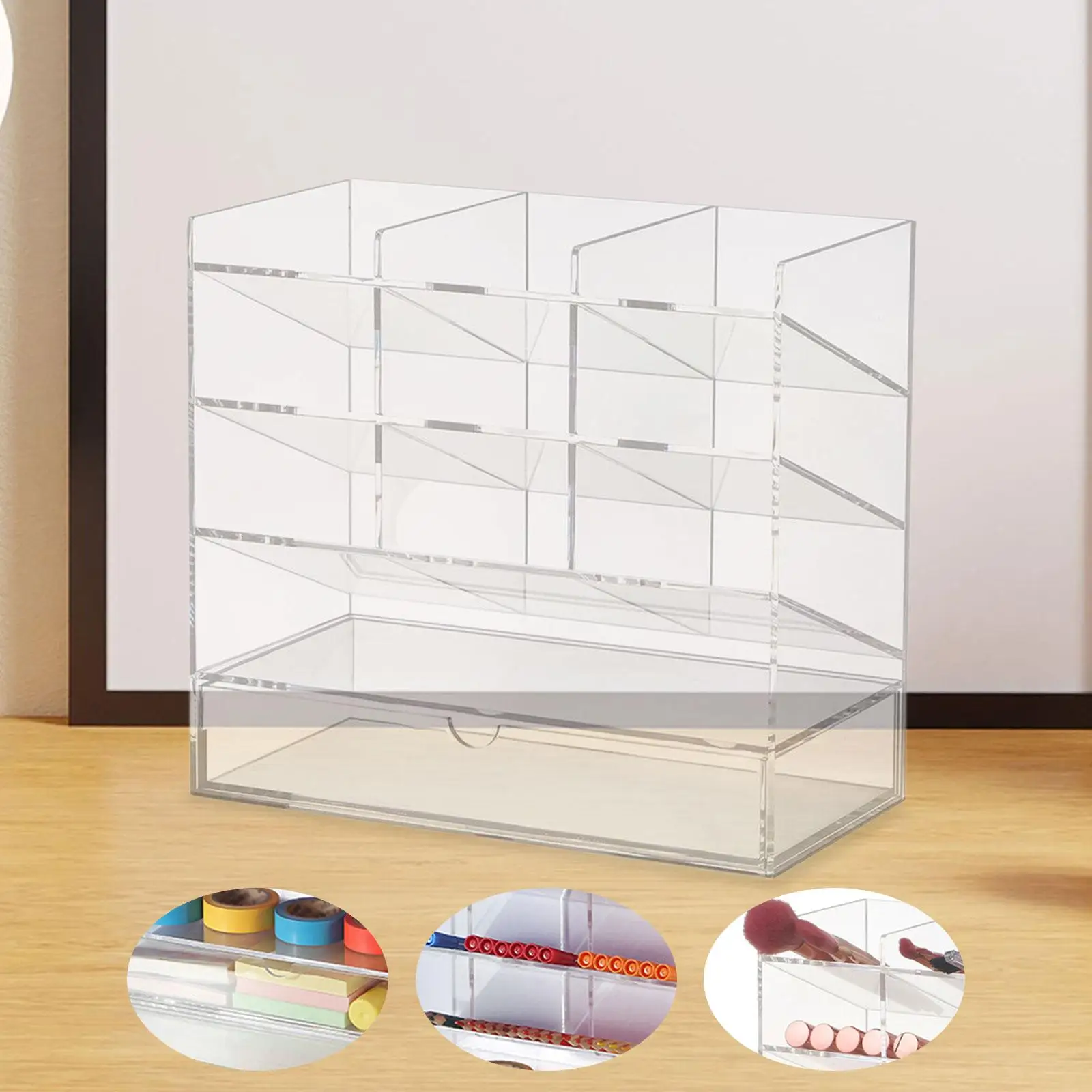 Органайзер для ручек, держатель для дисплея, держатель для карандашей для ванной комнаты, настольный парфюм
Органайзер для ручек, держатель для дисплея, держатель для карандашей для ванной комнаты, настольный парфюм