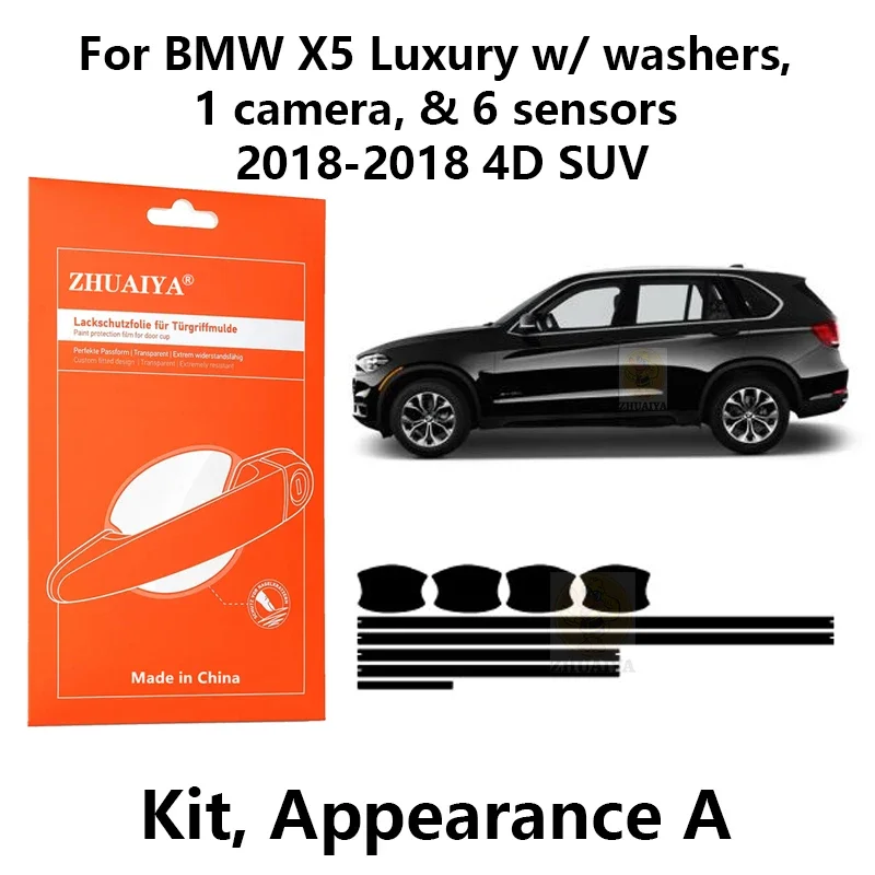 Защитная пленка для красок дверной ручки, защитная пленка из ТПУ для BMW X5 Luxury w/ washers1 camera & 6 sensors2018-2018 4D SUV
Защитная пленка для красок дверной ручки, защитная пленка из ТПУ для BMW X5 Luxury w/ washers1 camera & 6 sensors2018-2018 4D SUV