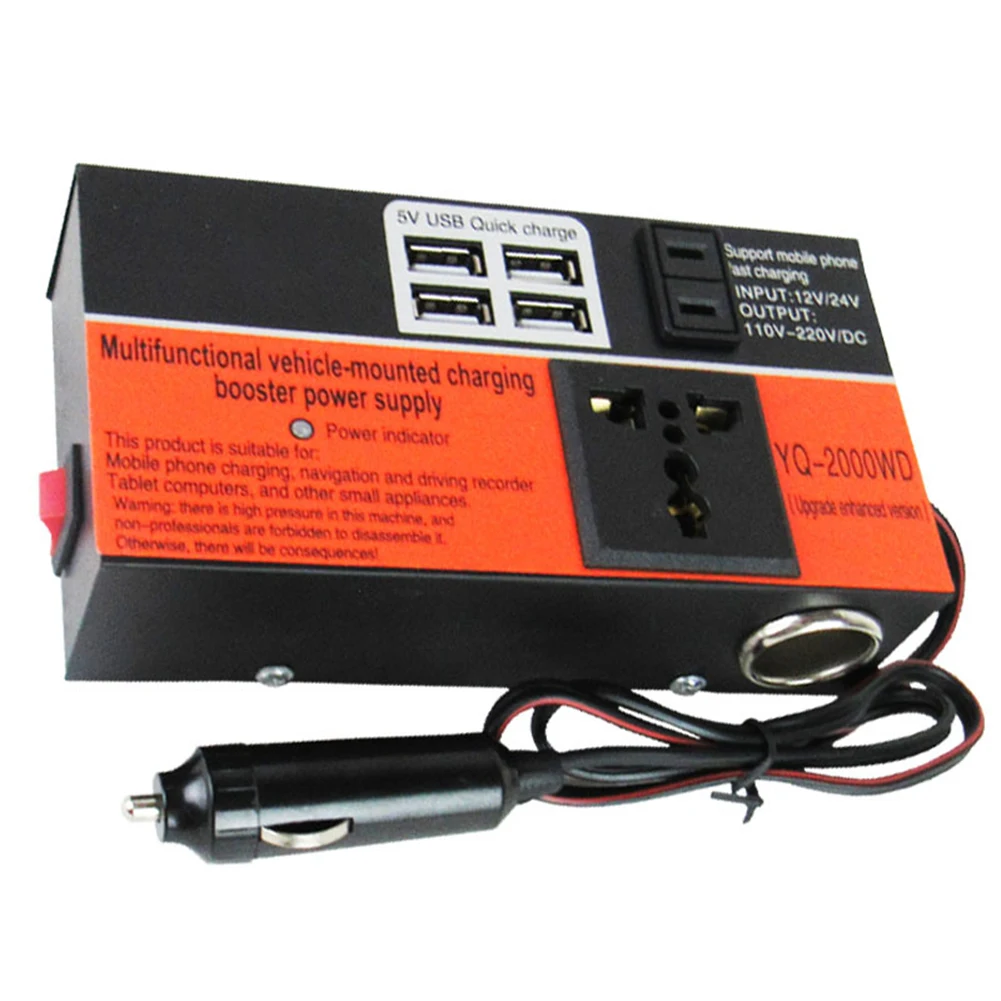 Auto Parts Car Inverter 1 Pieces Of 1500W 200W ABS Black Car Universal DC110V/220V Dustproof Waterproof Brand New
Auto Parts Car Inverter 1 Pieces Of 1500W 200W ABS Black Car Universal DC110V/220V Dustproof Waterproof Brand New