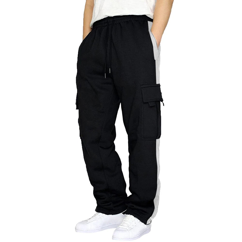 Men's Loose Fit Active Sport Trousers Casual Joggers Pants with Cargo Pockets Perfect for Workouts and Everyday Wear
Men's Loose Fit Active Sport Trousers Casual Joggers Pants with Cargo Pockets Perfect for Workouts and Everyday Wear