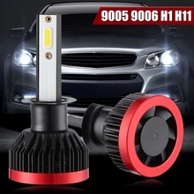 2Pcs 9005 9006 H1 H11 LED Headlight Bulb 9-32V DC 60W DOB Chip 6000LM 6000K White Waterproof Car Headlight Accessories
2Pcs 9005 9006 H1 H11 LED Headlight Bulb 9-32V DC 60W DOB Chip 6000LM 6000K White Waterproof Car Headlight Accessories