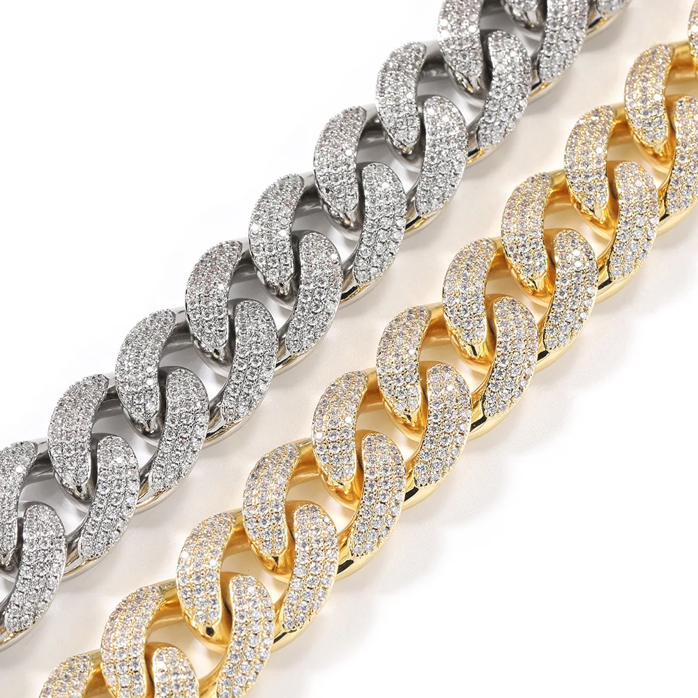 New Wide Chain Punk Rock Full Zircon Bling Iced Out Brass Chains Necklace Fashion Hip Hop Rap Jewelry BN124
New Wide Chain Punk Rock Full Zircon Bling Iced Out Brass Chains Necklace Fashion Hip Hop Rap Jewelry BN124