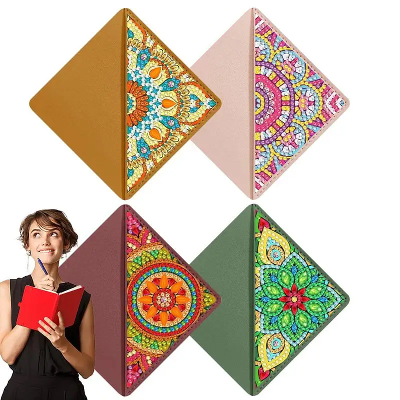 Bookmark Making Kit DIY Gem Painting Book Markers DIY Gem Art Book Markers PU Leather Triangle Bookmark DIY Crystal Drawing
Bookmark Making Kit DIY Gem Painting Book Markers DIY Gem Art Book Markers PU Leather Triangle Bookmark DIY Crystal Drawing