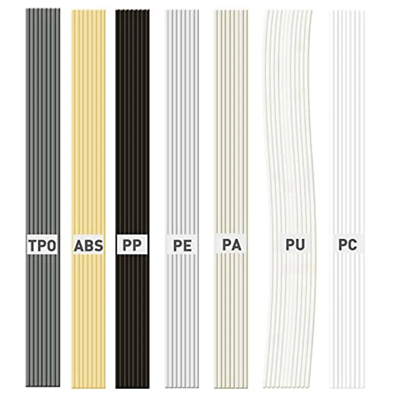 112PCS Plastic Welding Rods, 7 Types ABS PP PU PE PA PC TPO 13 Inch Plastic Welder Rod For Car Bumper Kayak
112PCS Plastic Welding Rods, 7 Types ABS PP PU PE PA PC TPO 13 Inch Plastic Welder Rod For Car Bumper Kayak
