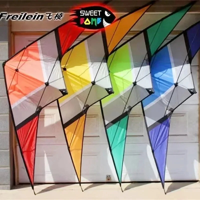 free shipping 250cm dual line stunt kite loudy large pull Freilein sweetbomb kite parachute outdoor games for children windsock
free shipping 250cm dual line stunt kite loudy large pull Freilein sweetbomb kite parachute outdoor games for children windsock