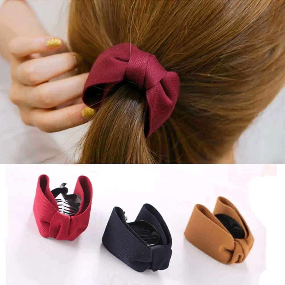 

Jaw Clip Hair Accessories Hair Clips Jewelry Headwear Korean Banana Hair Barrette Hair Claw Big Bow Hairpin Ponytail Ties Solid