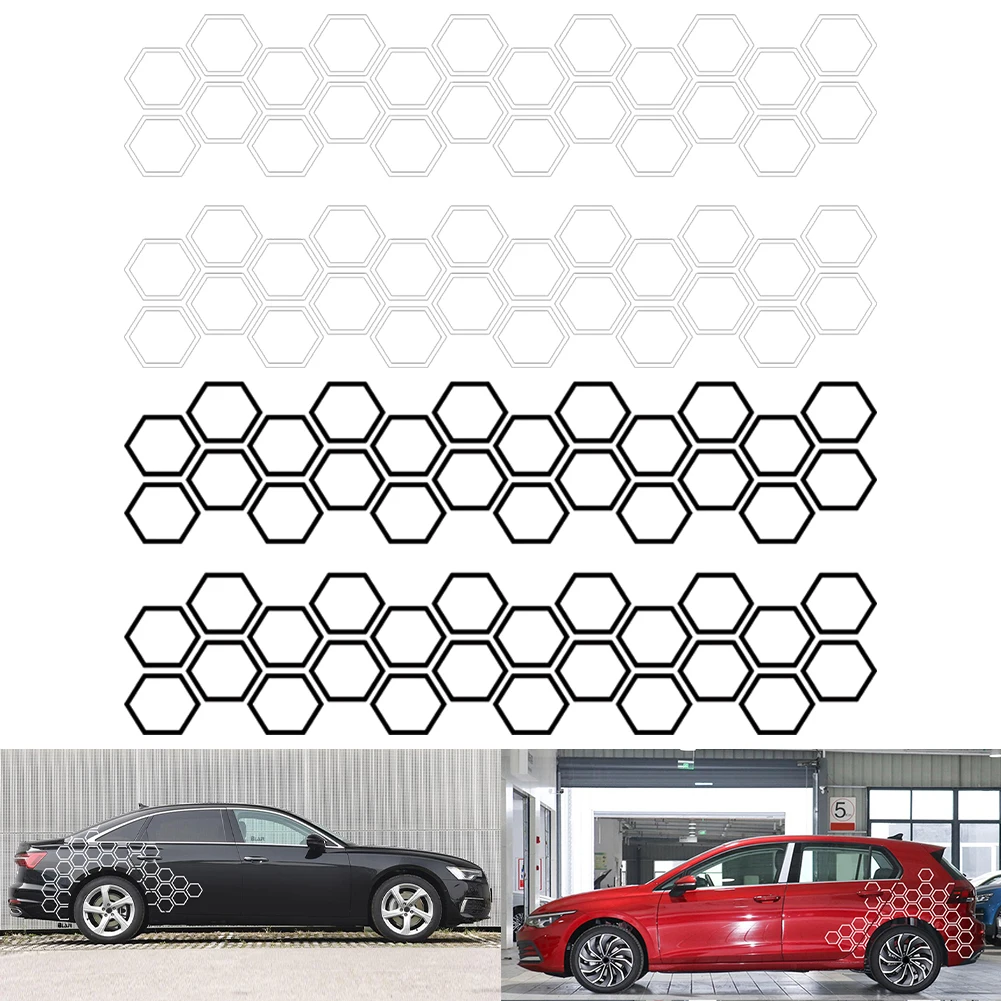 2Pcs Car Hexagonal Car Side Sticker Black PVC For BMW For Ford For Kia For Renualt For Hyundai Exterior Accessories Car Stickers
2Pcs Car Hexagonal Car Side Sticker Black PVC For BMW For Ford For Kia For Renualt For Hyundai Exterior Accessories Car Stickers