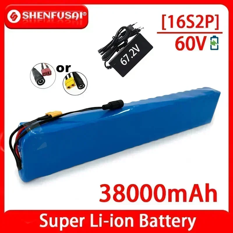 Batería de litio de 1000 W, 16s2p 60v 38000 Mah para silla de ruedas y Bicicleta eléctrica, conector t o xt60, ultra - duradero
Batería de litio de 1000 W, 16s2p 60v 38000 Mah para silla de ruedas y Bicicleta eléctrica, conector t o xt60, ultra - duradero