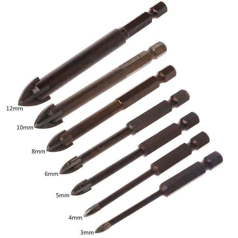Accessories Durable Drill Bit Plastic Tools Wear resistance Workshop Carbide Granite Hole Opener 4 cutting edges
Accessories Durable Drill Bit Plastic Tools Wear resistance Workshop Carbide Granite Hole Opener 4 cutting edges