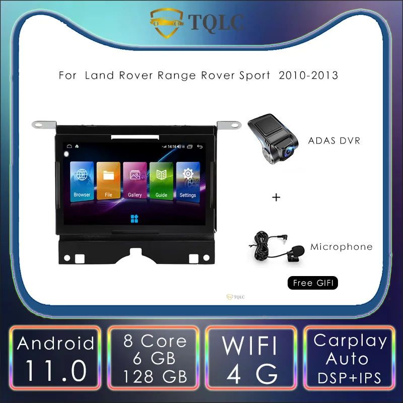 TQLC Android Car Radio Player For Land Rover Range Rover Sport Carplay DVD Multimedia Player Stereo GPS Navigation Speakers
TQLC Android Car Radio Player For Land Rover Range Rover Sport Carplay DVD Multimedia Player Stereo GPS Navigation Speakers