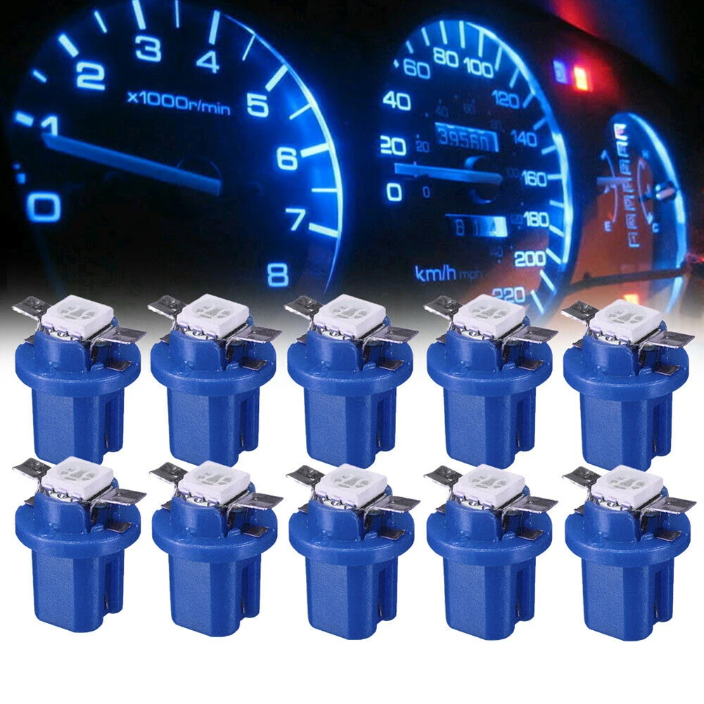 10pcs Car Instrument Lights T5 B8.5D 5050 SMD LED Bulbs Dashboard Speedometer Instrument Lighting Bulb Accessories
10pcs Car Instrument Lights T5 B8.5D 5050 SMD LED Bulbs Dashboard Speedometer Instrument Lighting Bulb Accessories