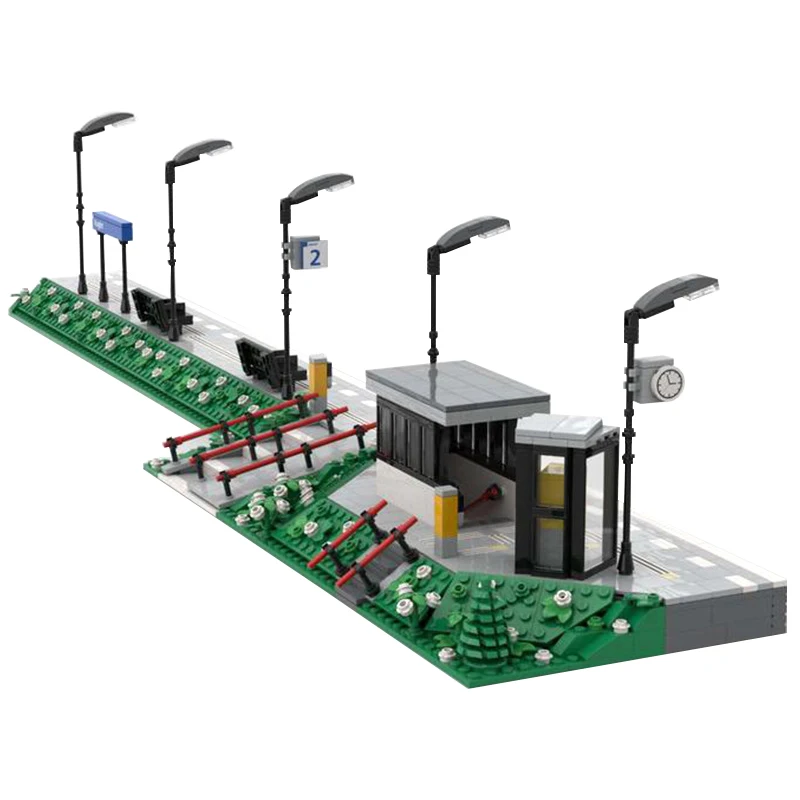 MOC Creative Vught Train Station Platform 2 Model Building Blocks Architecture Street View Education Assembly Model Toys Gift
MOC Creative Vught Train Station Platform 2 Model Building Blocks Architecture Street View Education Assembly Model Toys Gift