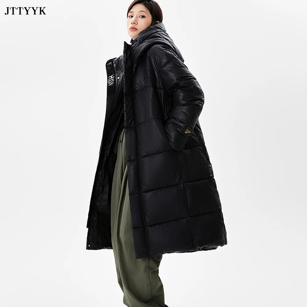 Autumn Winter Down Jacket Women Snow Overcoat Thick Long Padded Coat Female Hooded Casual Loose Puffer Long Parkas Woman Outwear
Autumn Winter Down Jacket Women Snow Overcoat Thick Long Padded Coat Female Hooded Casual Loose Puffer Long Parkas Woman Outwear