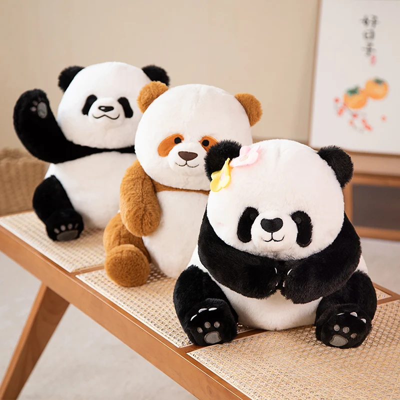 

Милая пухлая панда, плюшевая игрушка, Детская комфортная кукла, мягкие животные, кавайная подушка, детская подушка для сна, декор для комнаты, подарок на день рождения для девочек